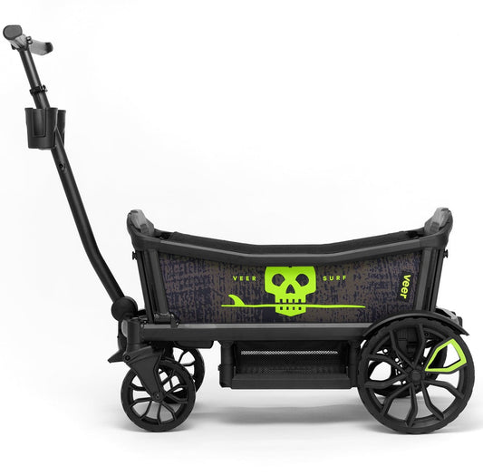Veer Cruiser (2 Seater) Stroller Wagon Bundle - Surf - CRU001-HGRAY-SURF