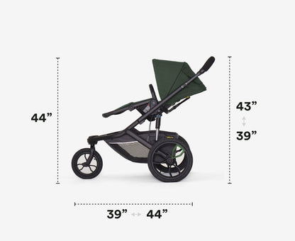 Veer Switch&Jog Luxe Stroller Bundle with Neoprene Kit - Black Onyx (One Box) - BOX-SNJ-NEO-BONX