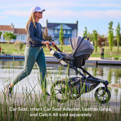 Veer Switch&Jog Luxe Stroller Bundle with Neoprene Kit - Blue Beryl - BUN-SNJ-NEO-BBRL