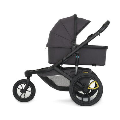 Veer Switch&Jog Luxe Stroller with Neoprene Kit + Bassinet Bundle - Gray Granite - BOX-SNJ-NEO-GGRA-SBAS