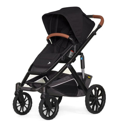 Veer Switch&Roll Luxe Single-to-Double Stroller Bundle with Leather Kit - Black Onyx (One Box) - BOX-SNR-LEA-BONX