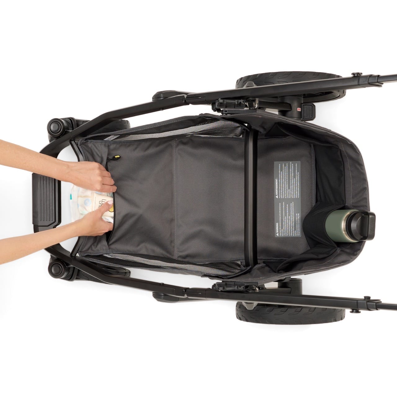 Veer Switch&Roll Luxe Single-to-Double Stroller Bundle with Leather Kit - Black Onyx (One Box) - BOX-SNR-LEA-BONX
