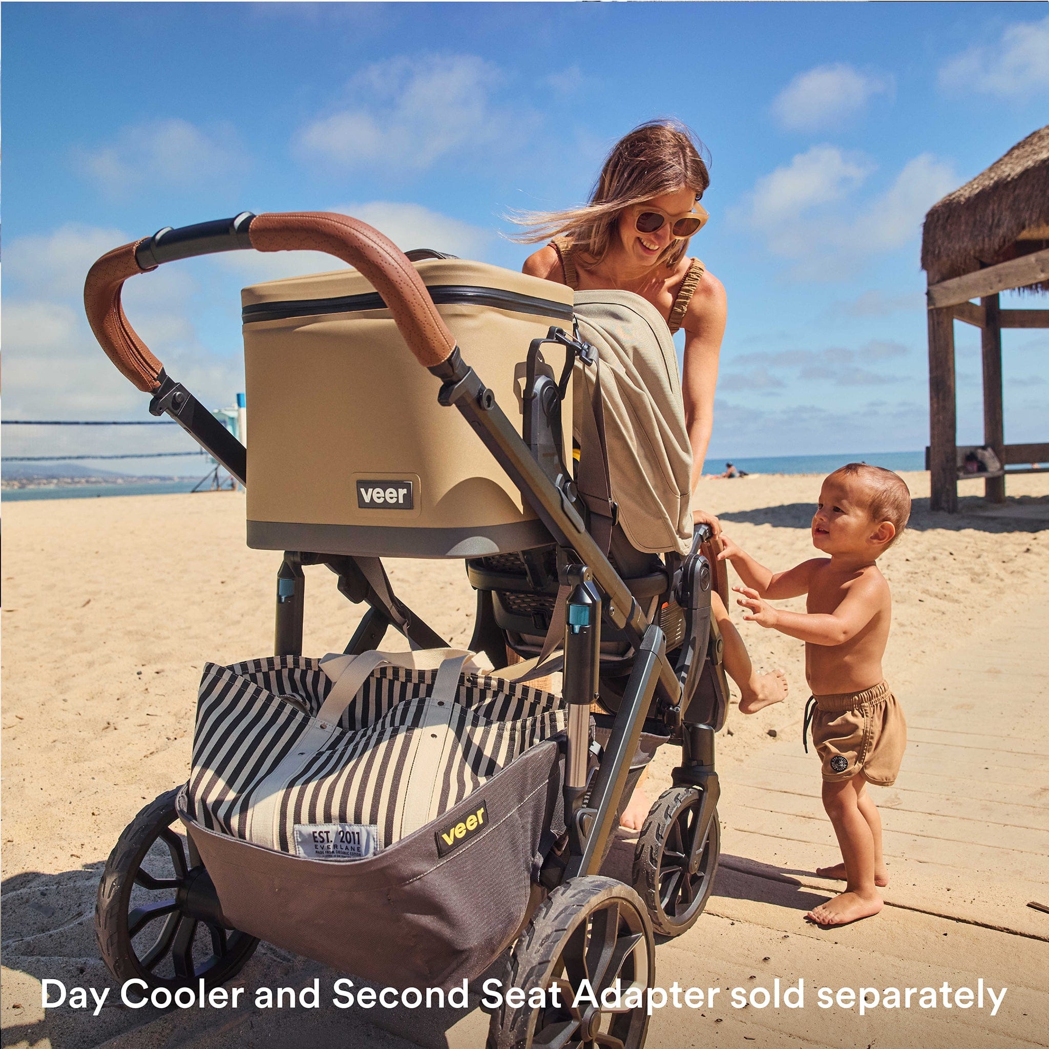 Veer Switch&Roll Luxe Single-to-Double Stroller Bundle with