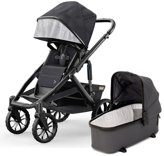 Veer Switch&Roll Single-to-Double Stroller + Bassinet Bundle - BUN-SNR-BAS