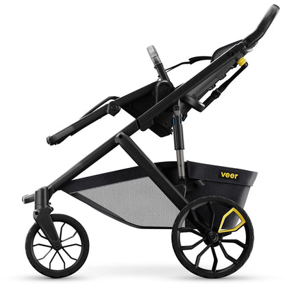 Veer Switch&Roll Single-to-Double Stroller + Color Kit Bundle - Sienna Orange - SBSEAT-SBROLL-SKIT-SORG