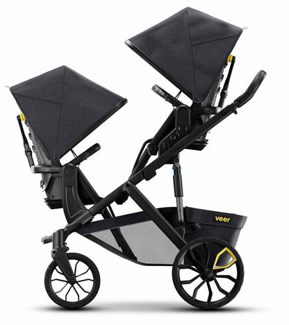 Veer Switch&Roll Twin Double Stroller + Bassinets Bundle - TWIN-SBSEAT-SBROLL-SBAS