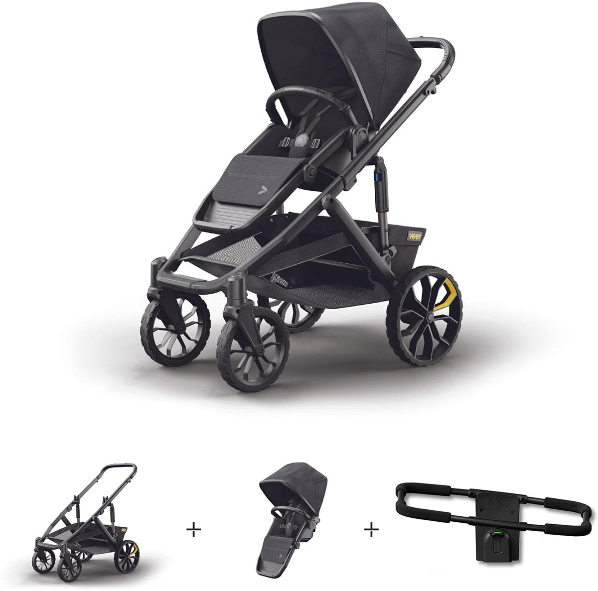 Veer Switch&Roll With Car Seat Adapter Bundle - Chicco - BUN-SNRI-CHI
