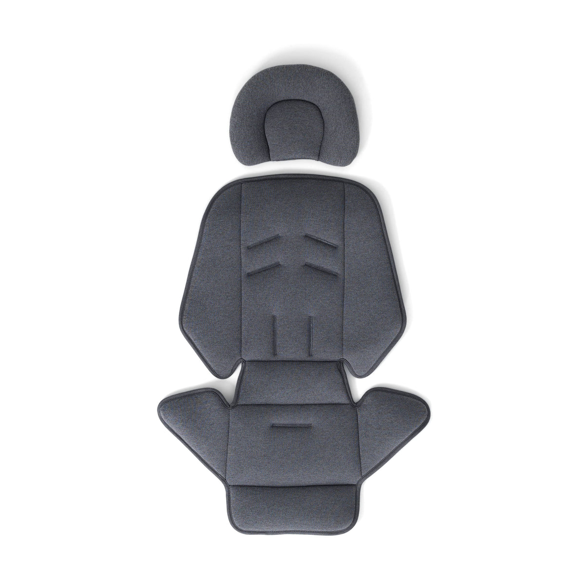 Veer grey stroller seat liner and head support