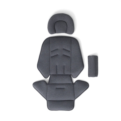 Veer grey stroller seat liner with head support and bolster