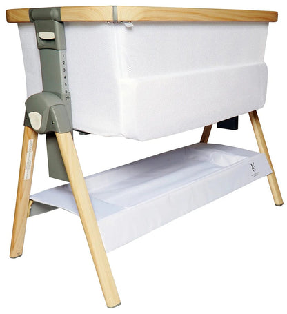Venice Child California Dreaming Bedside Bassinet - White Wood - VCHD-CD01W-01