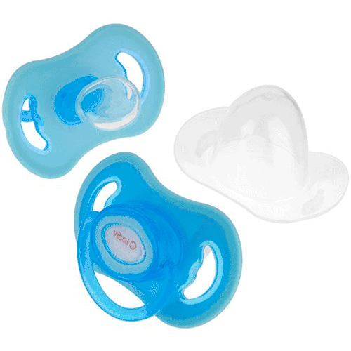 Vital Baby Soft Touch Pacifiers 6 Month+ in Blue- 2 Pack