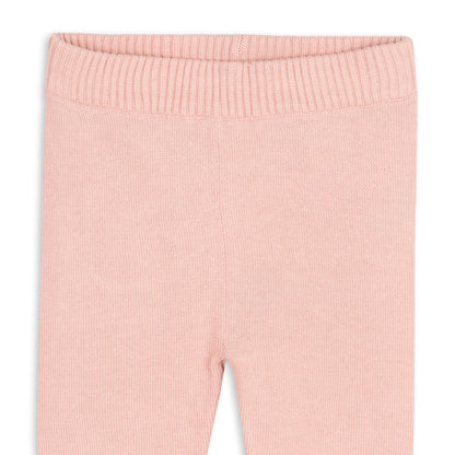 Viverano Organics Milan Knit Baby Pocket Pants - Blush, 3-6M