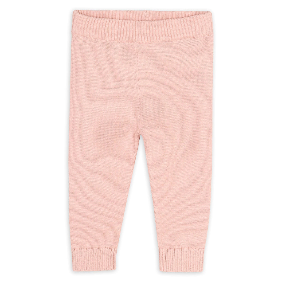 Viverano Organics Milan Knit Baby Pocket Pants - Blush, 3-6M
