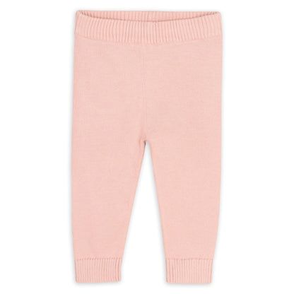 Viverano Organics Milan Knit Baby Pocket Pants - Blush, 3-6M
