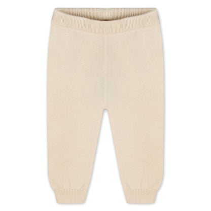 Viverano Organics Milan Knit Baby Pocket Pants - Cream, 3-6M