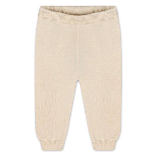 Viverano Organics Milan Knit Baby Pocket Pants - Cream, 6-12M