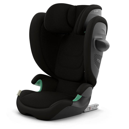Cybex OPEN BOX Solution G2 Folding Travel High-Back Booster - Moon Black - 524000665-OB