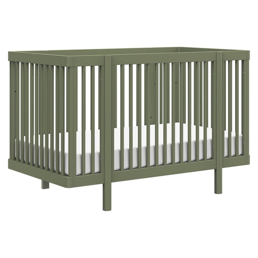 Babyletto Pogo 8-in-1 Convertible Crib w/All-Stages Conversion Kits - Olive - M29880OL