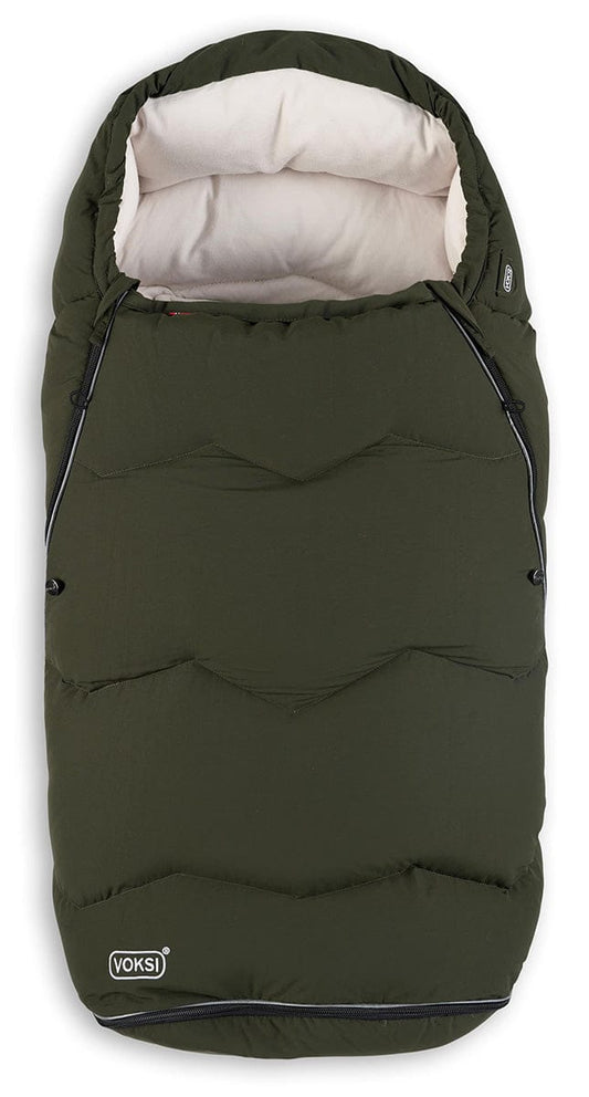 Voksi Urban Footmuff - Pine Green / Cream