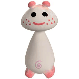 Vulli Chan Pie Gnon Natural Rubber Teether Pink Pie