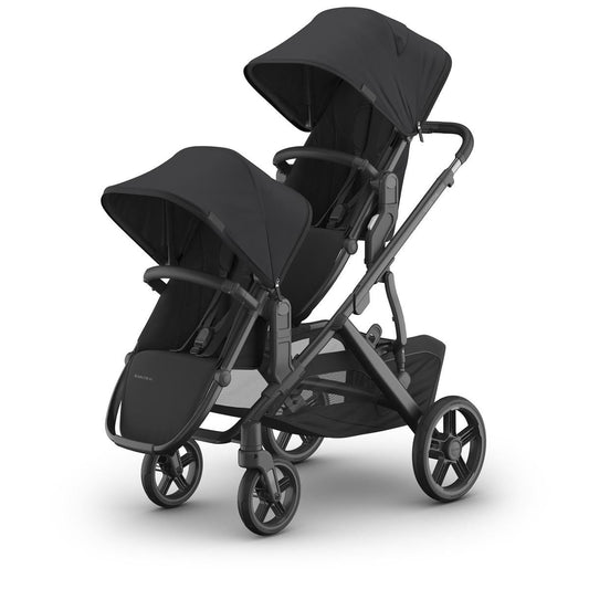 UPPAbaby Vista V3 Double Stroller with RumbleSeat V3 Bundle - Jake - DBL-V3-0303-VSO-NA-JKE