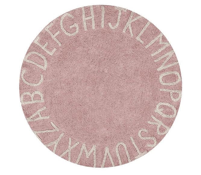 Lorena Canals Round Rug - ABC - Vintage Nude/Natural (5') - C-ABC-VNN