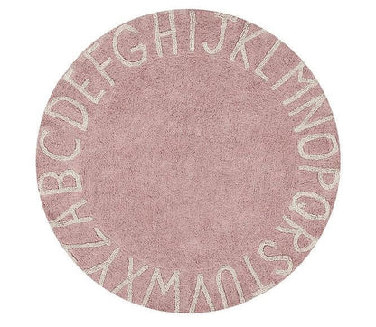 Lorena Canals Round Rug - ABC - Vintage Nude/Natural (5') - C-ABC-VNN