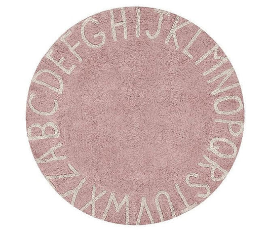 Lorena Canals Round Rug - ABC - Vintage Nude/Natural (5') - C-ABC-VNN