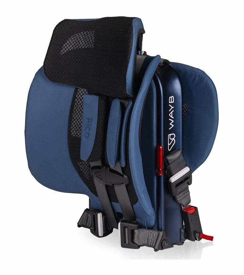WAYB Pico Forward Facing Travel Car Seat + Deluxe Travel Bag Bundle - Midnight - CSTPI-MS-002-DLXBAG