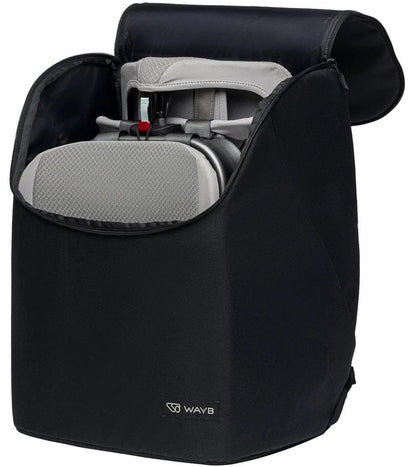 WAYB Pico Forward Facing Travel Car Seat + Deluxe Travel Bag Bundle - Slate - CSTPI-SL-002-DLXBAG