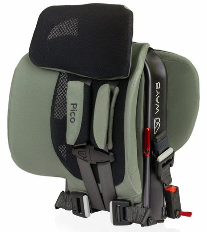 WAYB Pico Forward Facing Travel Car Seat + Deluxe Travel Bag Bundle - Woodland (Albee Exclusive color, 2020 Model) - CSTPI-WL-002-DLXBAG
