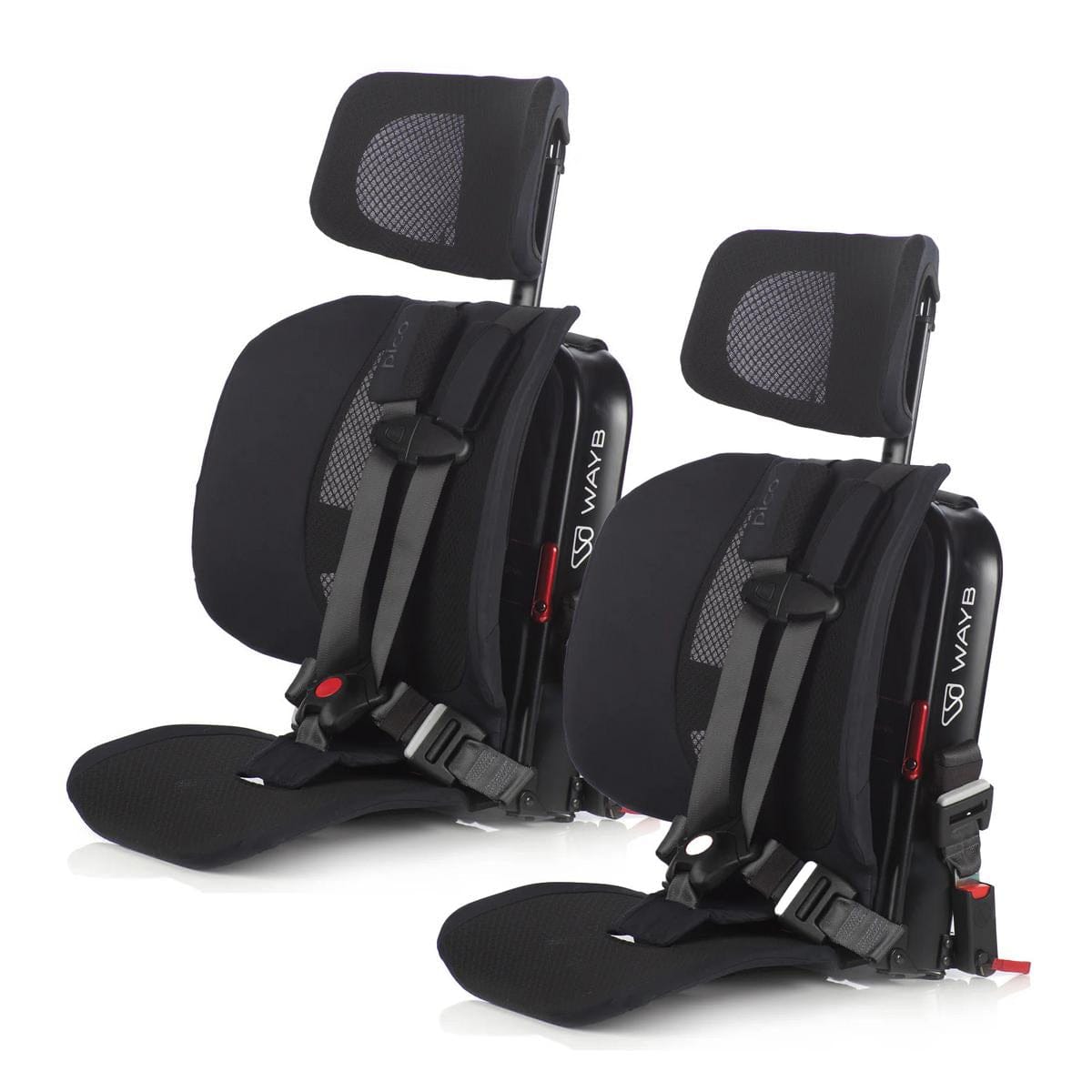 WAYB Pico Forward Facing Travel Car Seat - Jet (2 Pack Bundle) - CSTPI-JT-002-2-PK