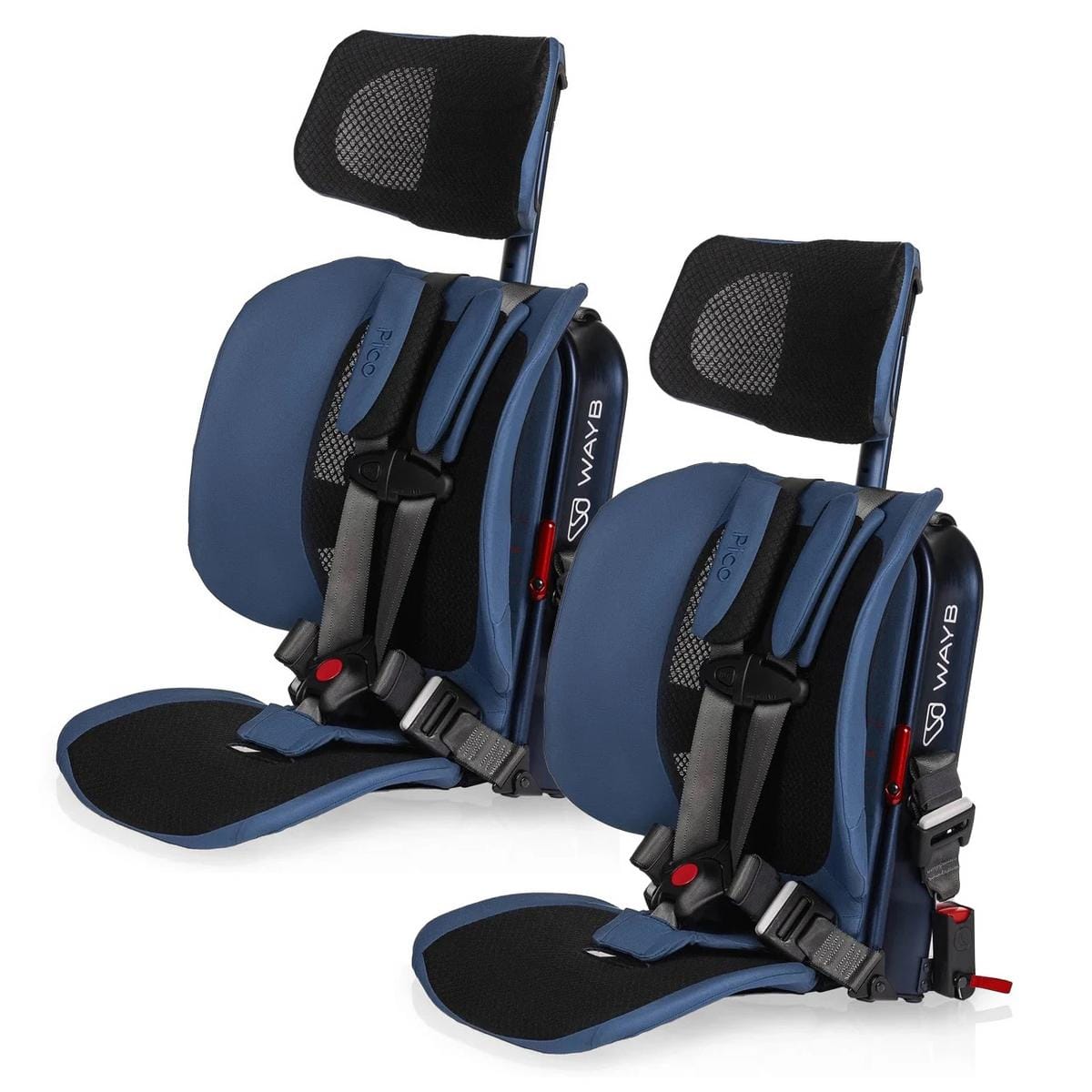 WAYB Pico Forward Facing Travel Car Seat - Midnight (2 Pack Bundle) - CSTPI-MS-002-2-PK