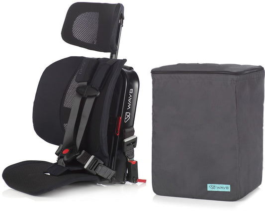 WAYB Pico Forward Facing Travel Car Seat + Travel Bag - Jet - CSTPI-JT-002-BAG