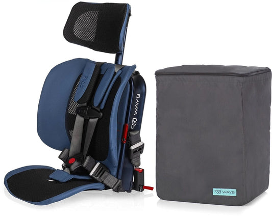 WAYB Pico Forward Facing Travel Car Seat + Travel Bag - Midnight - CSTPI-MS-002-BAG