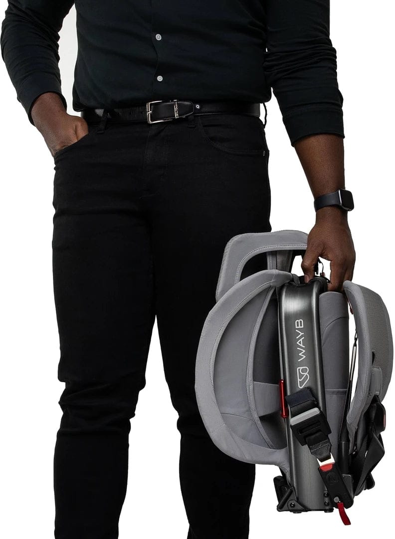 WAYB Pico Forward Facing Travel Car Seat + Travel Bag - Slate - CSTPI-SL-002-BAG