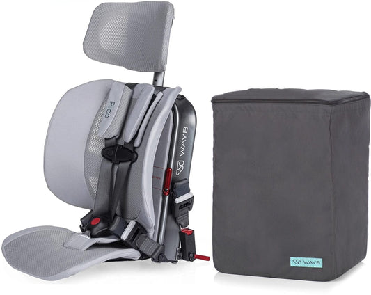 WAYB Pico Forward Facing Travel Car Seat + Travel Bag - Slate - CSTPI-SL-002-BAG
