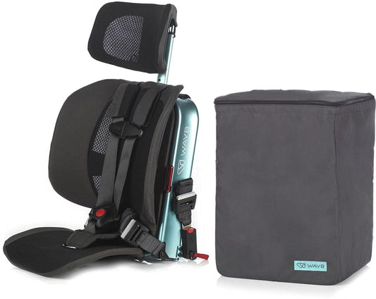 WAYB Pico Forward Facing Travel Car Seat + Travel Bag - Turquoise - CSTPI-TU-002-BAG