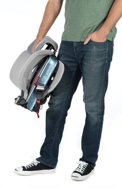 WAYB Pico Forward Facing Travel Car Seat + Travel Bag - Ocean