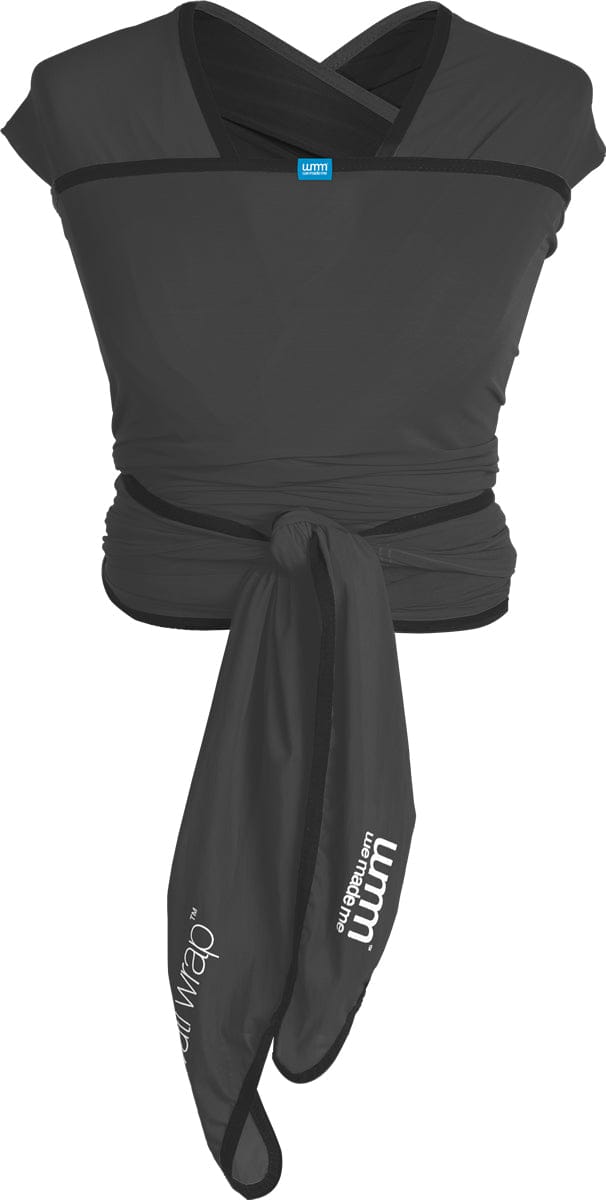 We Made Me Flow Wrap Baby Carrier - Charcoal Grey - 20093