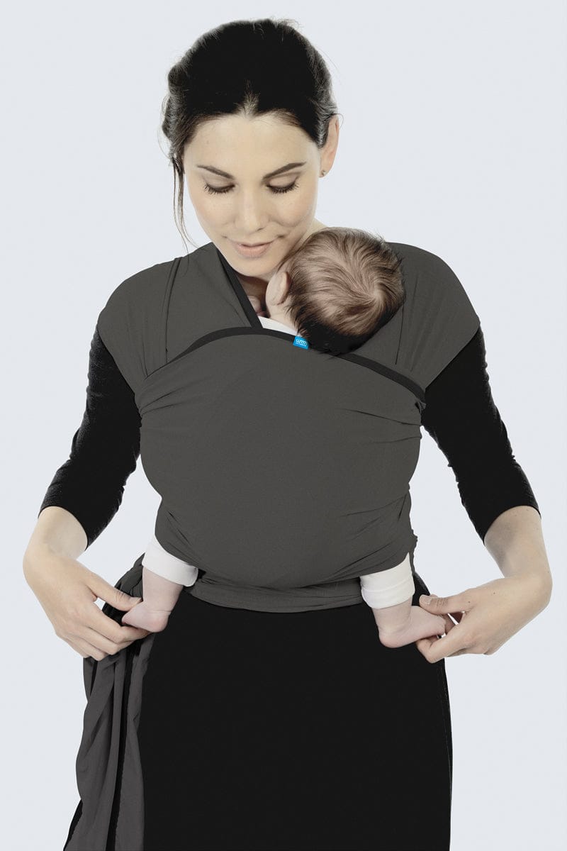 We Made Me Flow Wrap Baby Carrier - Midnight Black - 20092