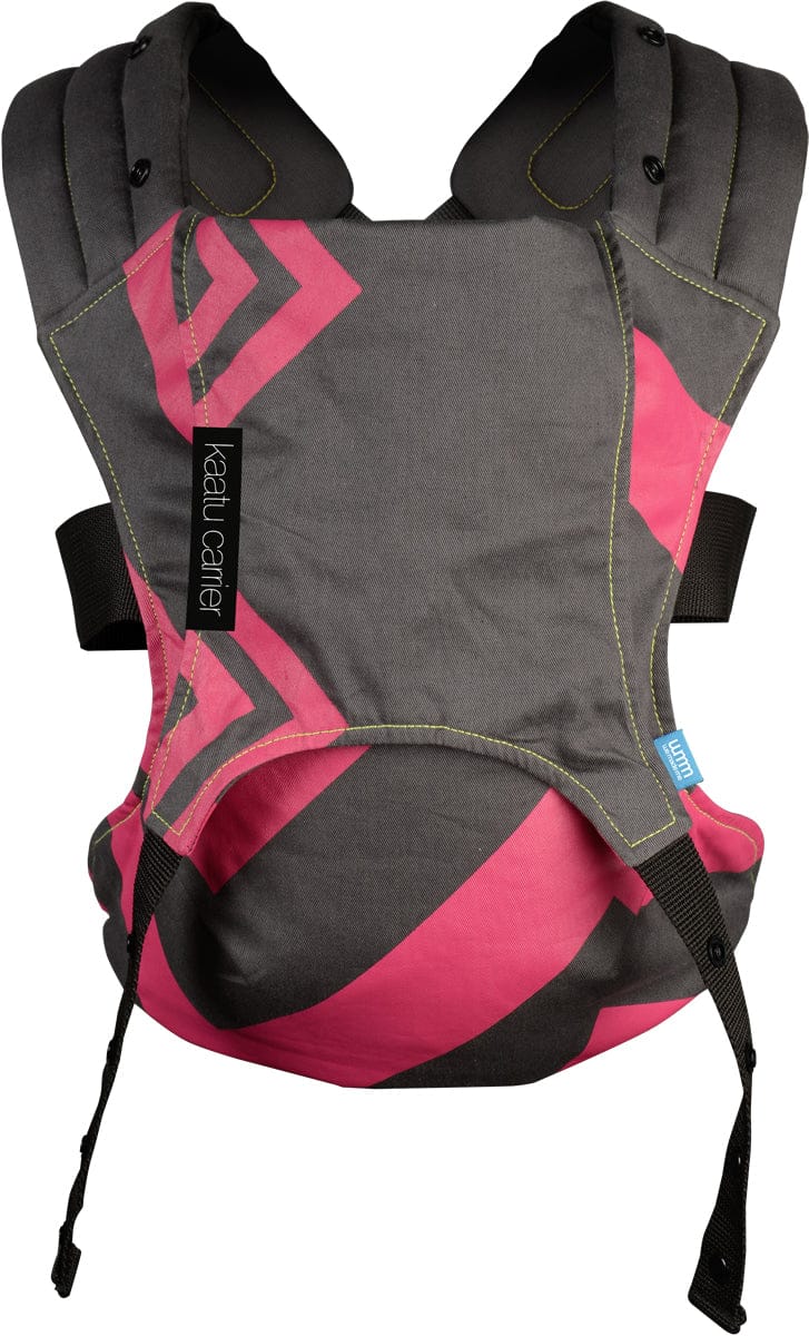 We Made Me Venture 2 in 1 Baby Carrier - Bubblegum Grey Black Zigzag - 20112