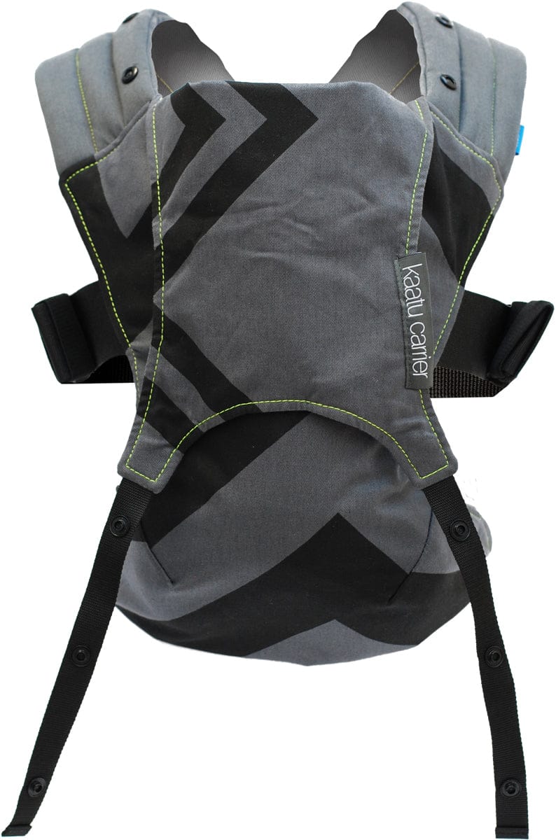 We Made Me Venture+ 2 in 1 Toddler Carrier - Charcoal Grey Black Zigzag - 20114