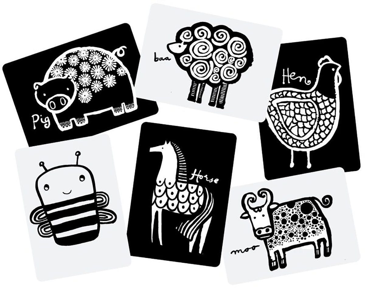 Wee Gallery Art Cards for Baby - Farm Collection - WG103