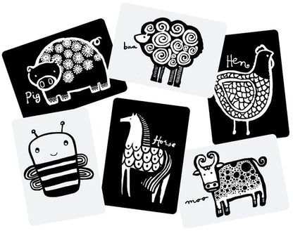 Wee Gallery Art Cards for Baby - Farm Collection - WG103