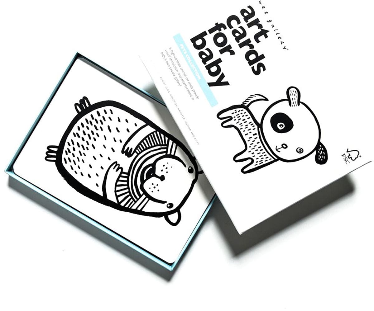 Wee Gallery Art Cards for Baby - Pets Collection - WG108