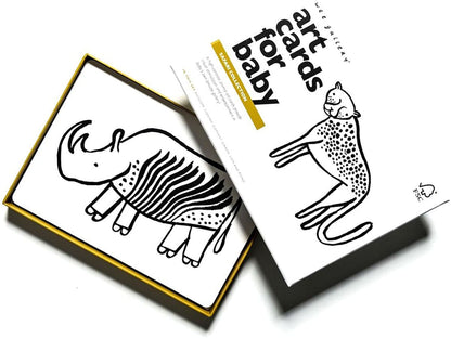 Wee Gallery Art Cards for Baby - Safari Collection - WG111