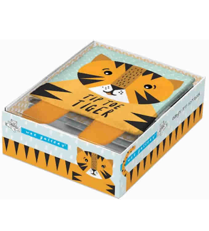 Wee Gallery Baby's First Soft Book - Tip Toe Tiger - 9781682970508