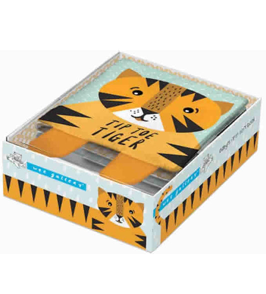 Wee Gallery Baby's First Soft Book - Tip Toe Tiger - 9781682970508