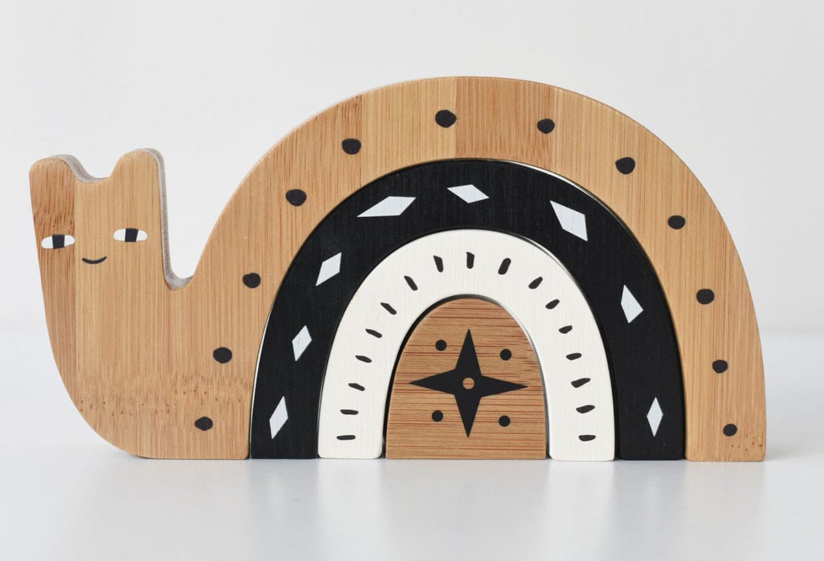 Wee Gallery Bamboo Nesting Snail - WG5004